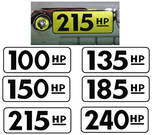 Black on Gold Interceptor HP decals