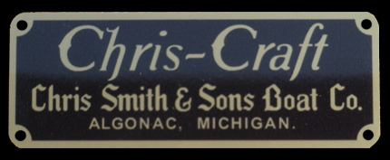 Chris Craft Smith and Sons Tag