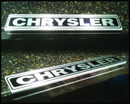 Chrysler Exhaust Manifold Tags - 90 degree bend
