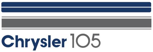 Custom Chrysler 105 Outboard decals