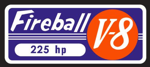 Fireball 225 V8 decal