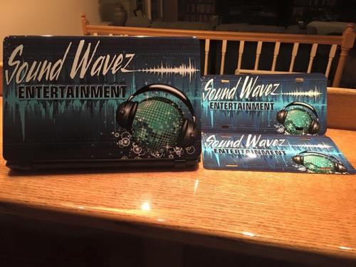 Laptop and License Plate wraps