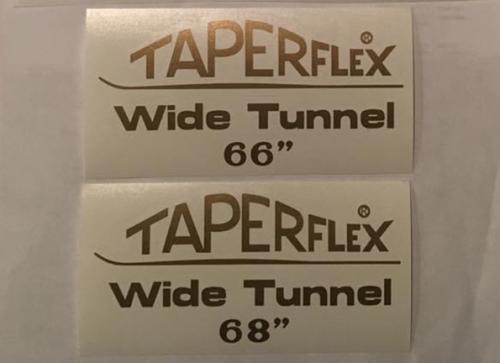 Taperflex Wide Tunnel decals